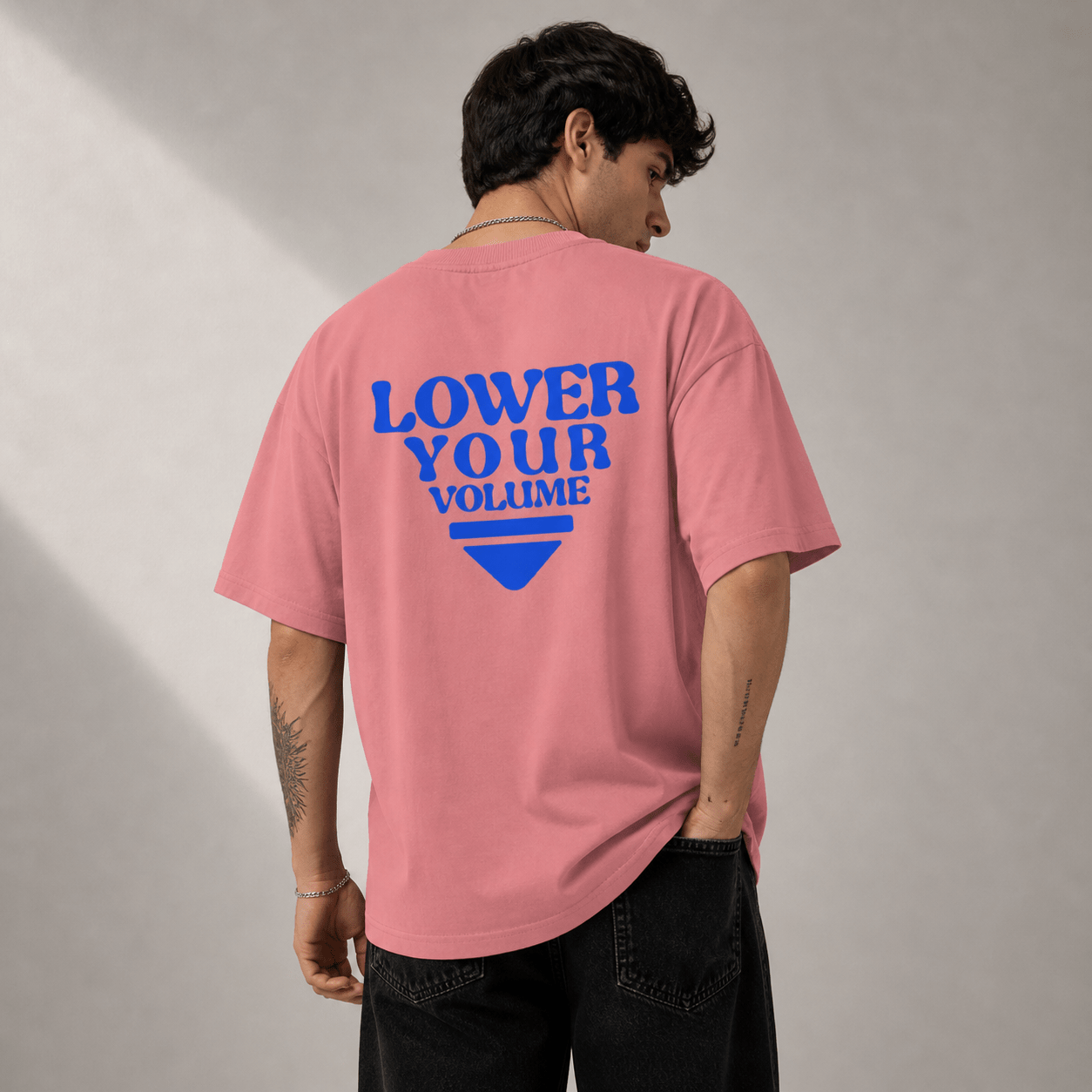 OVERSIZE TEE - "LOWER YOUR VOLUME" - SCANDAL WEAR