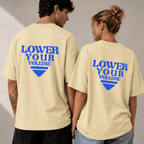 OVERSIZE TEE - "LOWER YOUR VOLUME" - SCANDAL WEAR