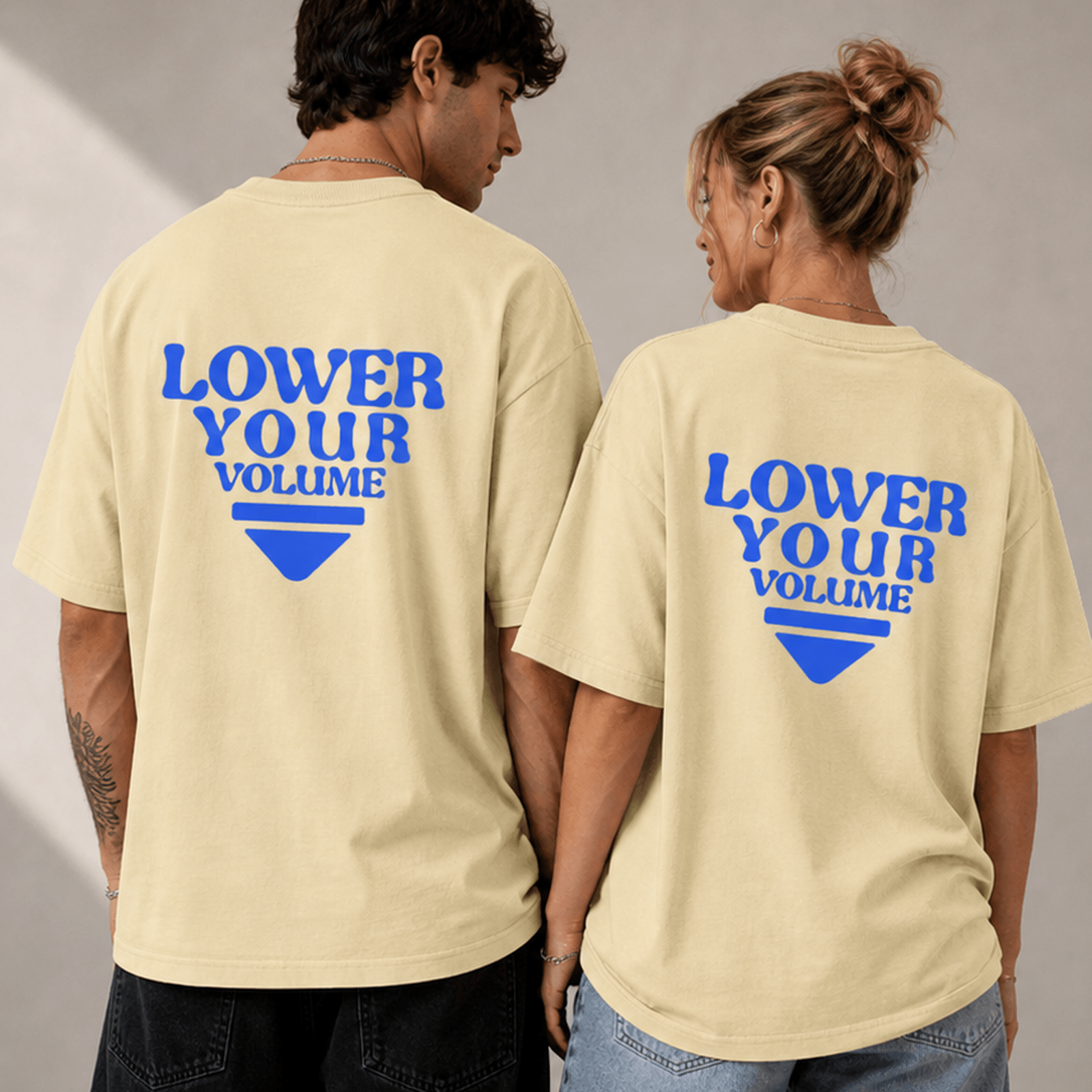OVERSIZE TEE - "LOWER YOUR VOLUME" - SCANDAL WEAR